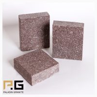 Brown Porphyry Granite 10.10.03-05 Flamed Surface